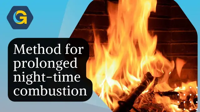 Video thumbnail for Discover the unique method for prolonged night-time combustion of your fireplace