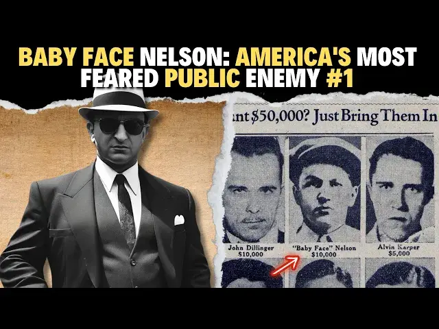 Video thumbnail for Baby Face Nelson: America's Most Feared Public Enemy #1! | Untold Gangster Stories
