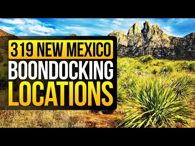 'Video thumbnail for 319 Remote Campsites in New Mexico For the Off-Grid RV Life'