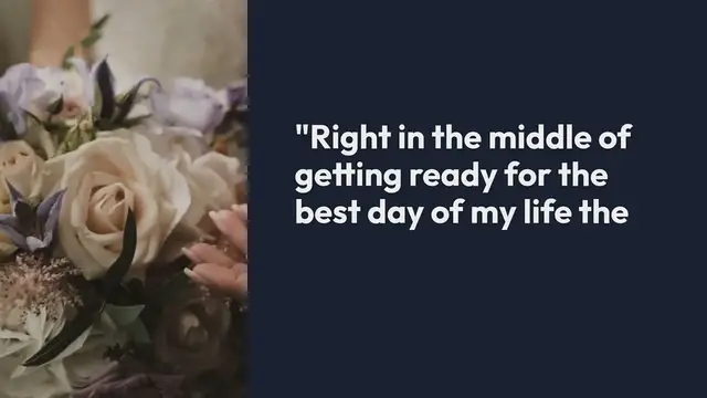 Video thumbnail for Katie Gaudreau received the devastating news when she was preparing for her weeding.