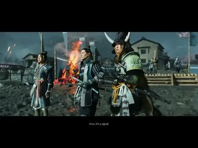 'Video thumbnail for Ghost of Yotei - The Reckoning: Escort Spider To Beach | Lord Saito Matsumae Castle Attack Cutscene'