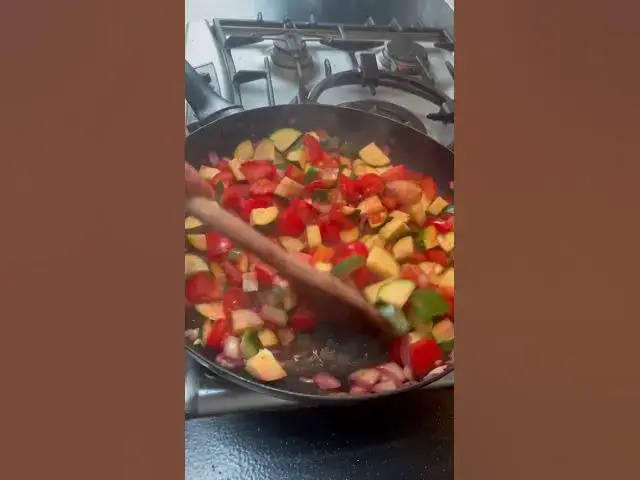 Video thumbnail for Ratatouille with sea bass and goats cheese #ratatouille