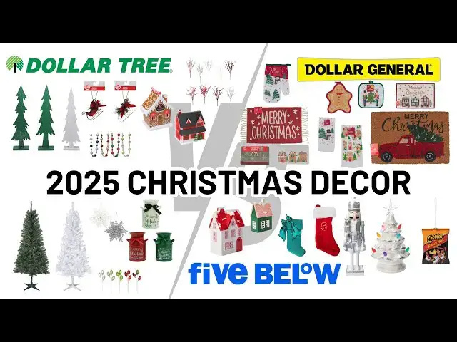 Video thumbnail for DOLLAR TREE, FIVE BELOW, DOLLAR GENERAL - CHRISTMAS COLLECTIONS 2025