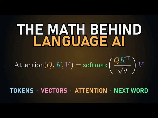 Video thumbnail for How Transformers Actually Work: The Math, With Real Numbers