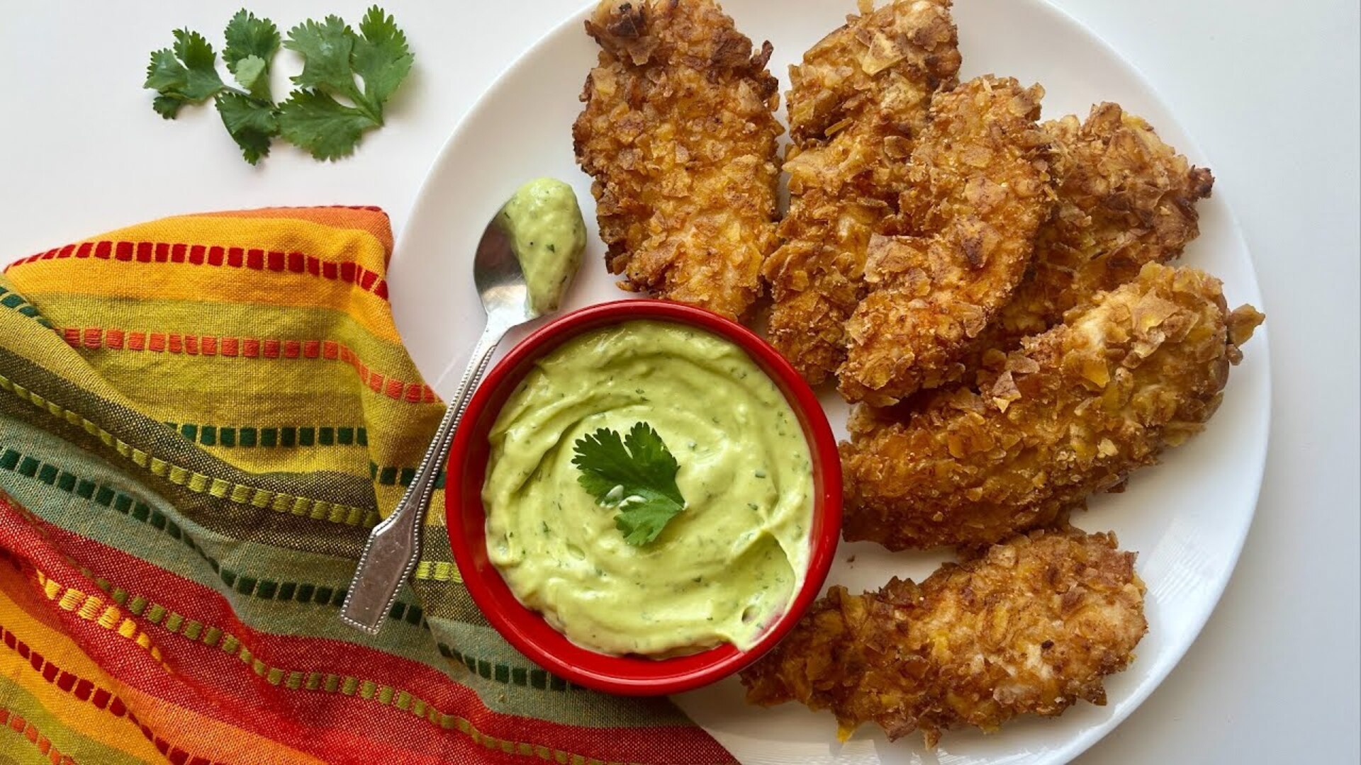 Video thumbnail for Plantain-Crusted Chicken Fingers Recipe
