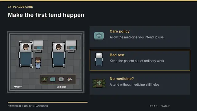 Video thumbnail for How to Treat Plague in RimWorld: Bed Rest, Tends & the Immunity Race