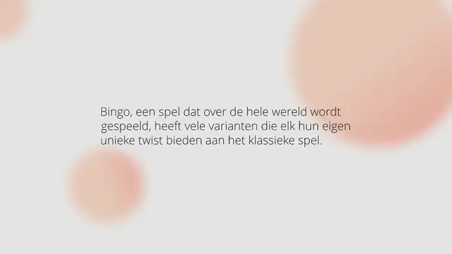 Video thumbnail for Populaire bingo-varianten van over de hele wereld