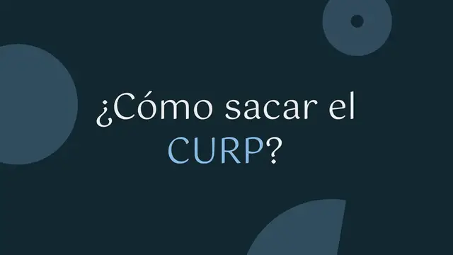 Video thumbnail for ¿Cómo sacar el CURP?