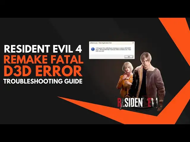 Video thumbnail for Resident Evil 4 Remake Fatal D3D Error – Guide