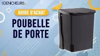 Video thumbnail for ⭐️ MEILLEURE POUBELLE DE PORTE - Comparatif & Guide d'achat (NOUVEAUTÉS) 2023 ⭐️