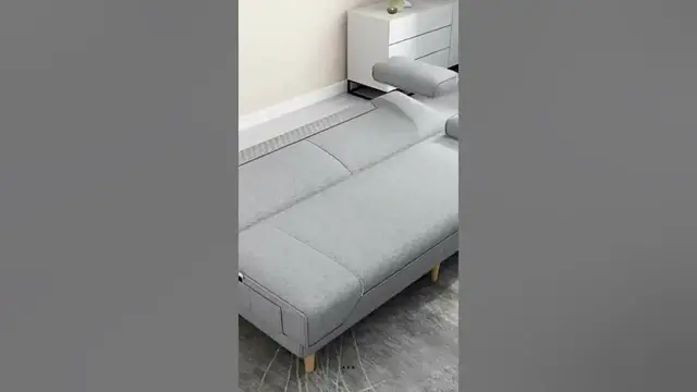 Video thumbnail for Multi-use Folding Sofa Bed | Sofa cum Bed | Furniture #shorts