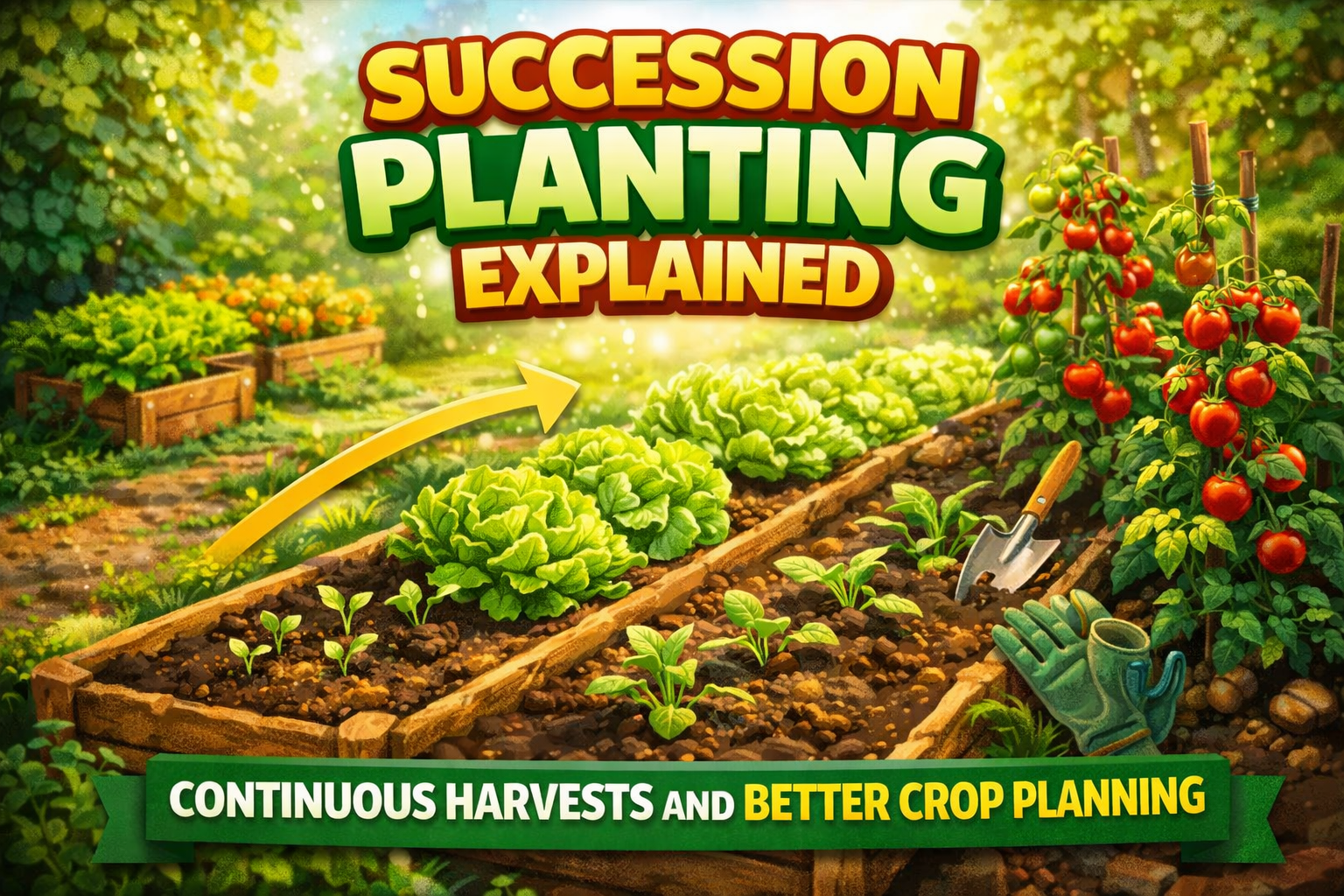 Video thumbnail for Succession Planting Explained | Continuous Harvests and Better Crop Planning