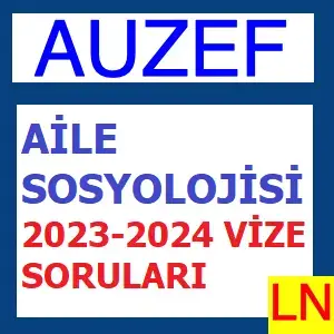 Video thumbnail for Auzef Aile Sosyolojisi 2023-2024 Vize Soruları