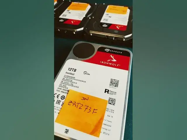 'Video thumbnail for NAS - Preparazione #server #Raid #ironwolf #seagate #truenas'