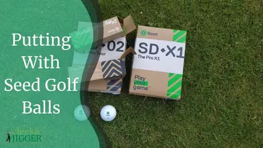 'Video thumbnail for Putting with Seed golf balls'
