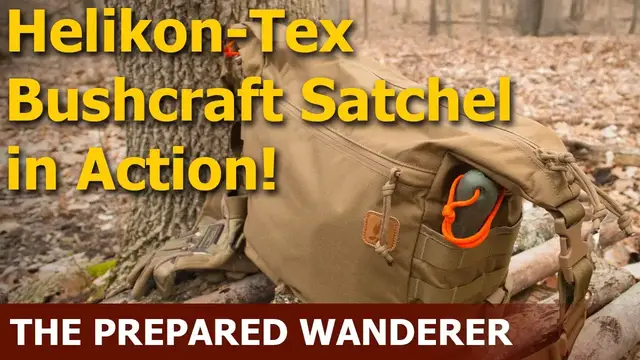 'Video thumbnail for Helikon-Tex Bushcraft Satchel in Action!'