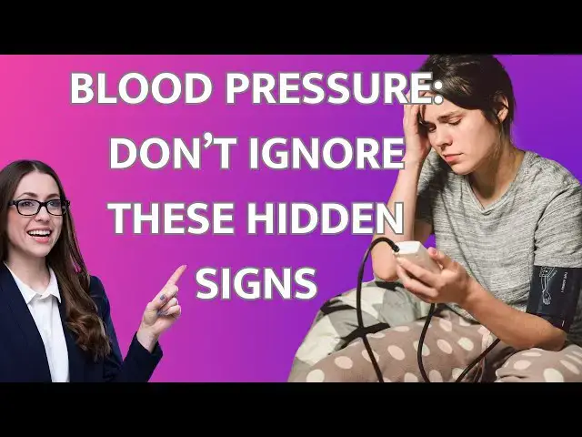 Video thumbnail for Hidden Dangers: 5 Surprising Signs of High Blood Pressure You Shouldn't Ignore