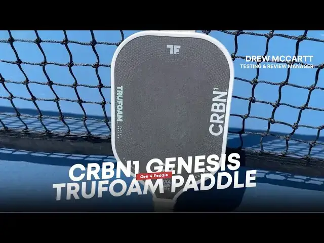Video thumbnail for CRBN Genesis TruFoam Pickleball Paddle Review