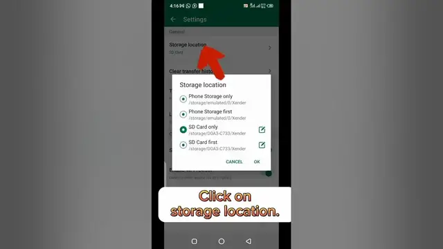 Video thumbnail for How to Change Storage space on Xender App & get more Phone Storage Space #xender #storage
