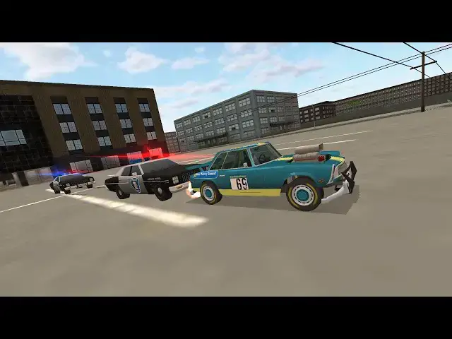 Video thumbnail for Getting GANG BANGED by police in a clown car - demolition derby 3