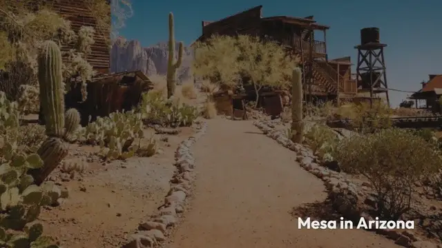 Video thumbnail for Mesa in Arizona Wüstenlandschaften, Canyons und ein Hauch Wilder Westen