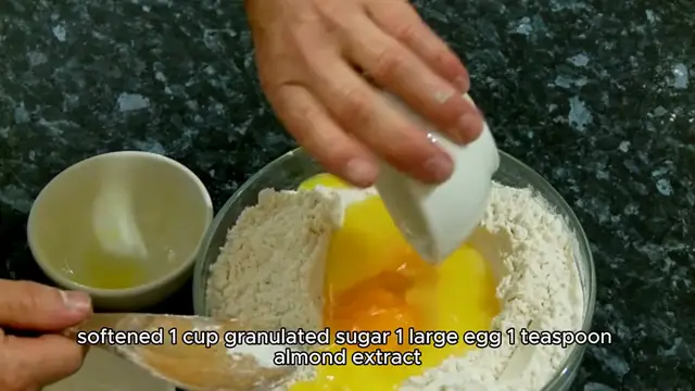 Video thumbnail for Almond Cookie Recipe