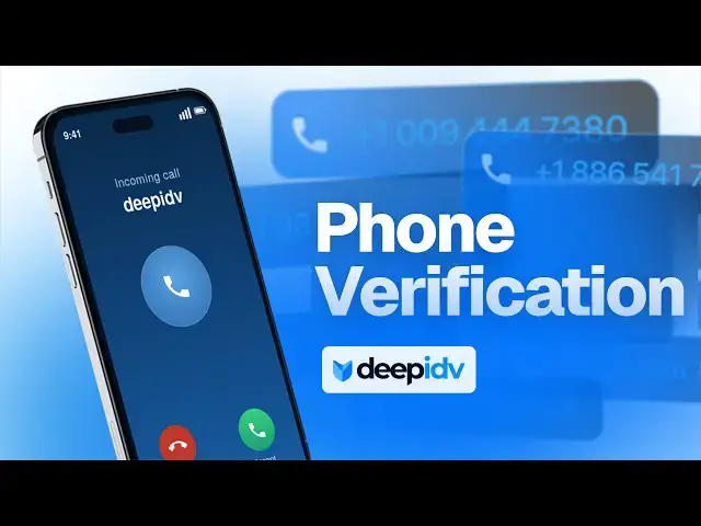 Video thumbnail for AI Phone Verification That Runs Itself. Verify Anyone With deepidv.