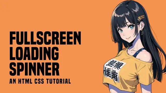 Video thumbnail for Simple Fullscreen Loading Spinner