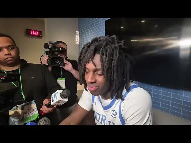 'Video thumbnail for UNC's Ian Jackson after he scored 23 points in a loss to Alabama.'
