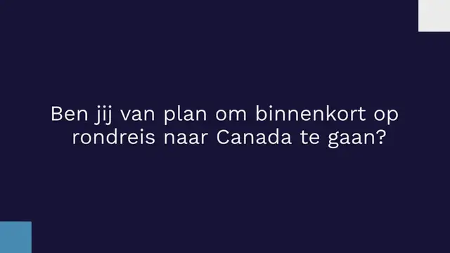 Video thumbnail for 4x mooiste plekken Canada tijdens een rondreis door Canada