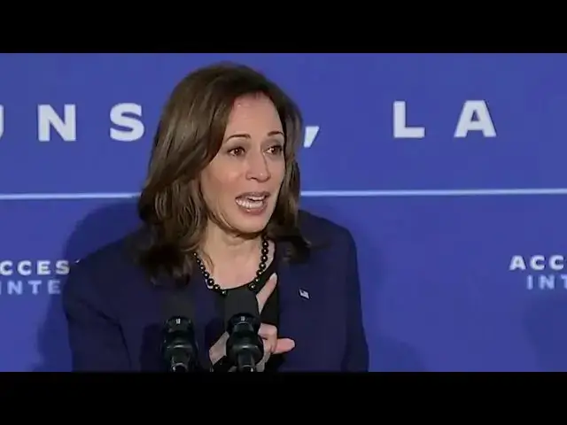 Video thumbnail for Humiliating - Tragic Kamala Harris Video Ends Her