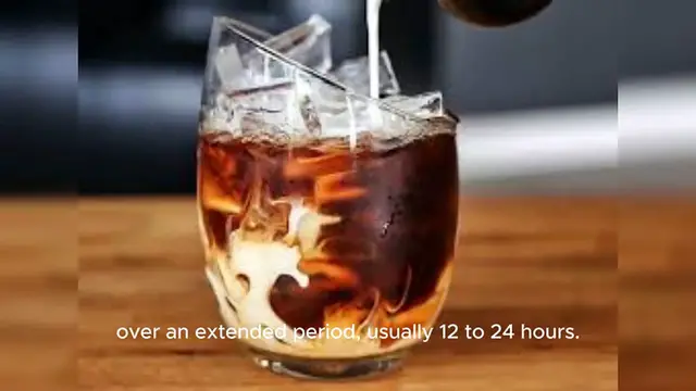 Video thumbnail for Cold Brew - Coffee brewed with cold water