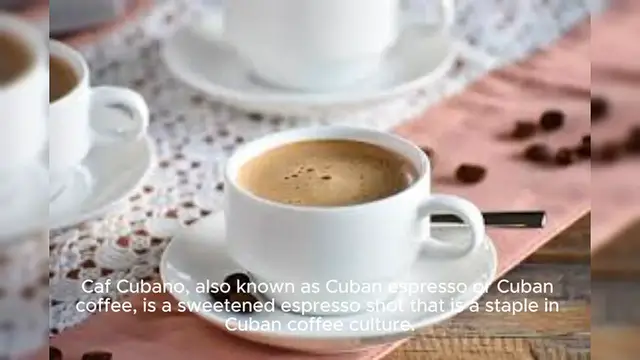 Video thumbnail for Café Cubano - Sweetened espresso shot,