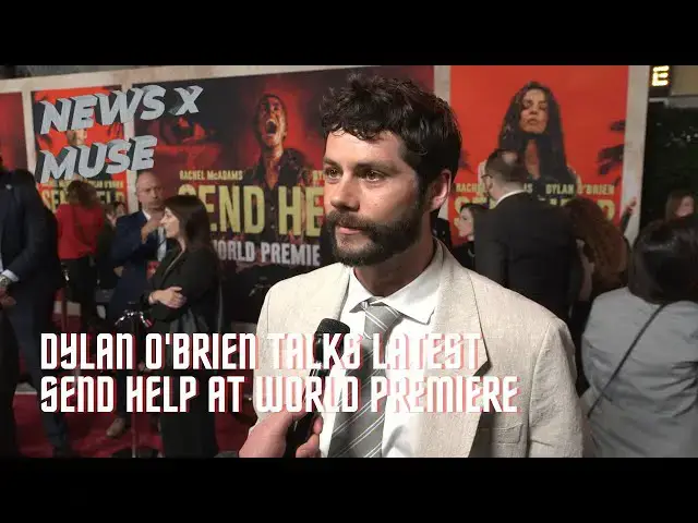 Video thumbnail for Dylan O'Brien Talks Latest Send Help at World Premiere