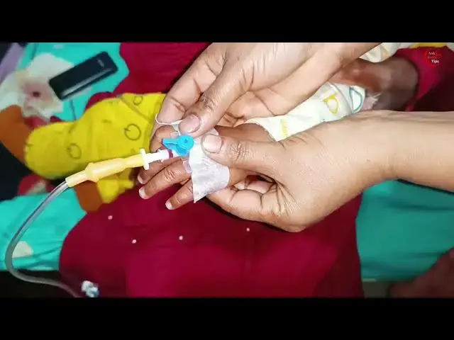 'Video thumbnail for iv cannula use. IV cannulation & Saline Push [ Cholera Saline ] video 25 Ep-127 Anik health tips'