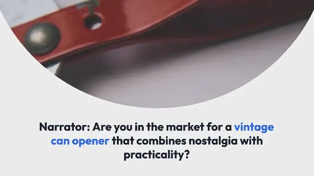 'Video thumbnail for 10 Best vintage Ca n Opener'