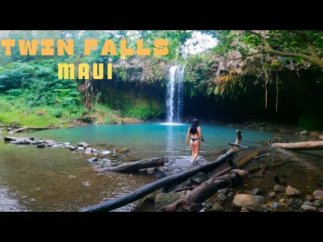 Video thumbnail for Twin Falls Waterfall Hike | Maui Hawaii