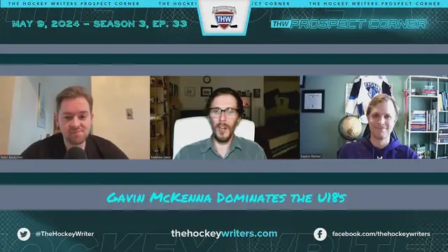 Video thumbnail for 2024 U18 World Championship Standouts - Gavin McKenna, Team Canada