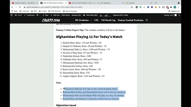 Video thumbnail for AFG vs SCO Dream11 Prediction AFG vs SCO Dream11 Team AFG vs SCO Dream11 17th Match T20 World Cup