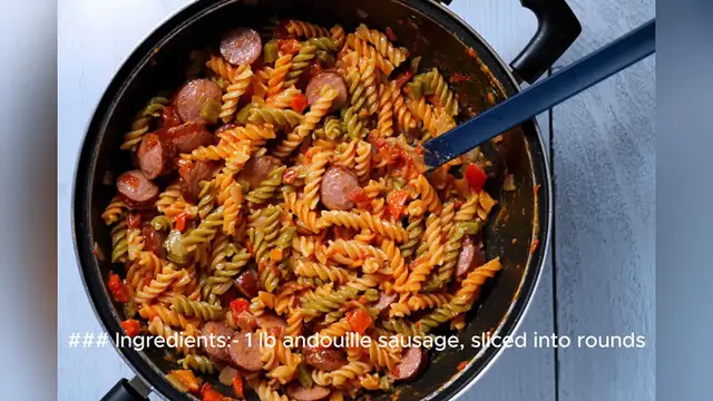 Video thumbnail for andouille sausage recipe