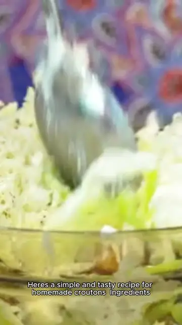 Video thumbnail for croutons recipe