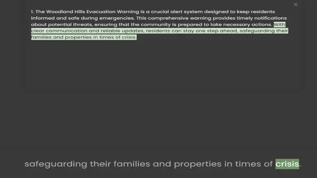 Video thumbnail for informed and safe during emergencies. This comprehensive warning provides timely notifications about potential threats, ensuring that the community is prepared to take necessary actions. With clear communication and reliable updates, resi