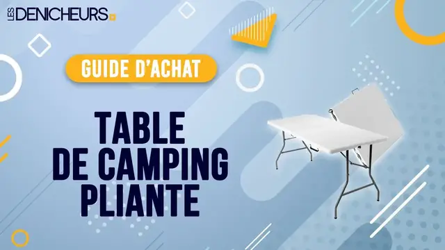 Video thumbnail for 👓 MEILLEURE TABLE DE CAMPING PLIANTE (2022) - Comparatif & Guide d'achat