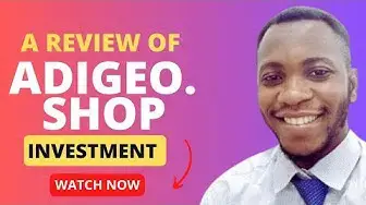 Video thumbnail for A Review of Adigeo.shop investment (🙄See how it works) #adigeo #hyip #investmentreview