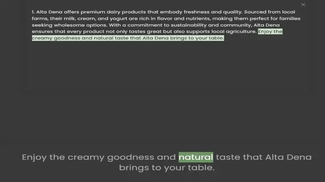 Video thumbnail for farms, their milk, cream, and yogurt are rich in flavor and nutrients, making them perfect for families seeking wholesome options. With a commitment to sustainability and community, Alta Dena ensures that every product not only tastes gre