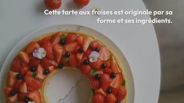 Video thumbnail for Tarte aux fraises et tapioca