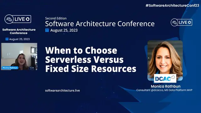 Video thumbnail for When to Choose Serverless Versus Fixed Size Resources