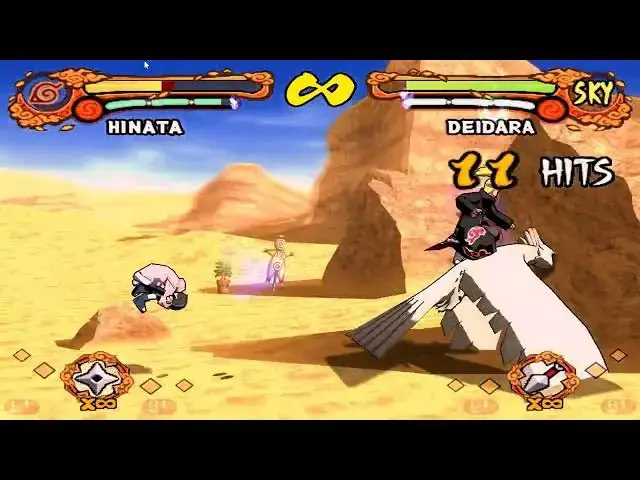 Video thumbnail for NARUTO ULTIMATE 4 HINATA🆚DEIDARA RTX3080+R7 7800x3D💥🎮PCSX2 Emulador de PS2 8K30FPS 2160p 60fps VP