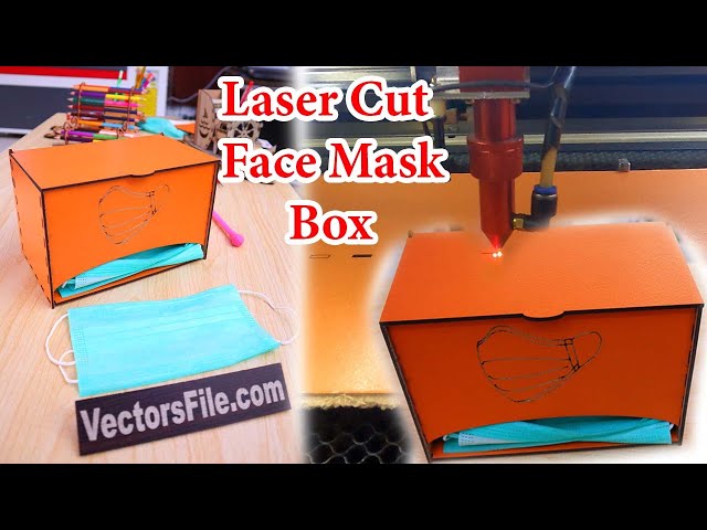 Video thumbnail for Laser Cut MDF Face Mask Box | DIY Face Mask Holder and Organizer | Face Mask Dispenser Vector File