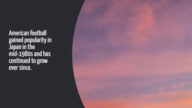 Video thumbnail for How Popular Is American Football In Japan